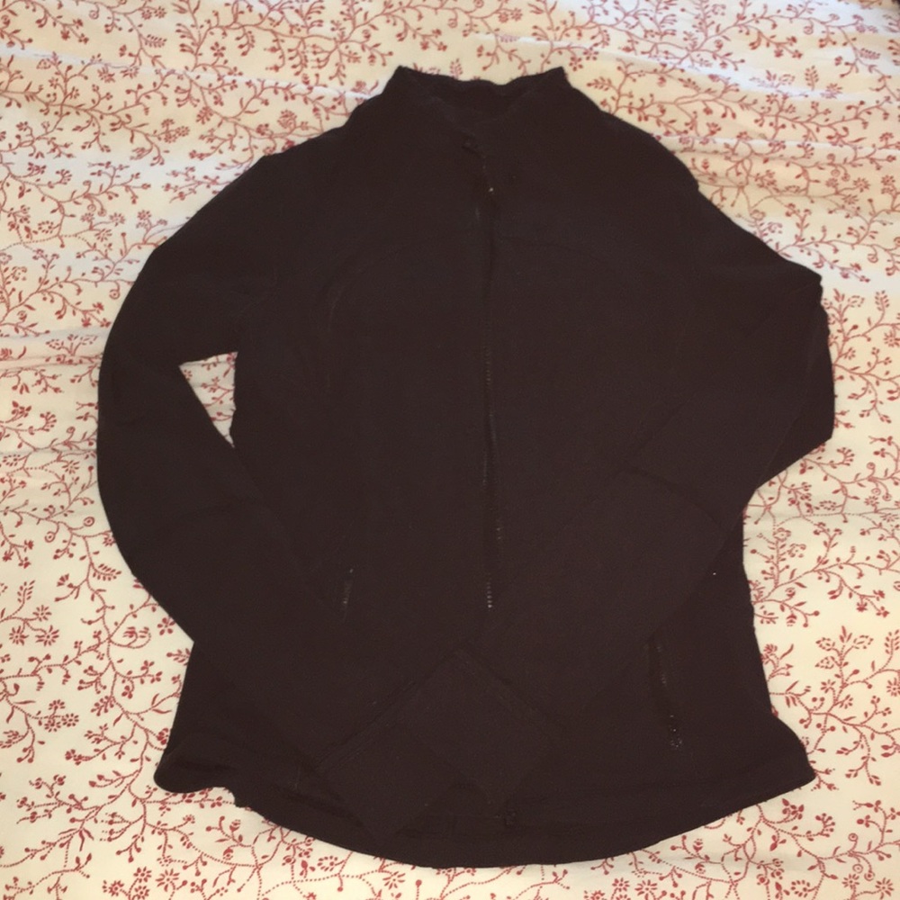 Luluemon basic black zip jacket